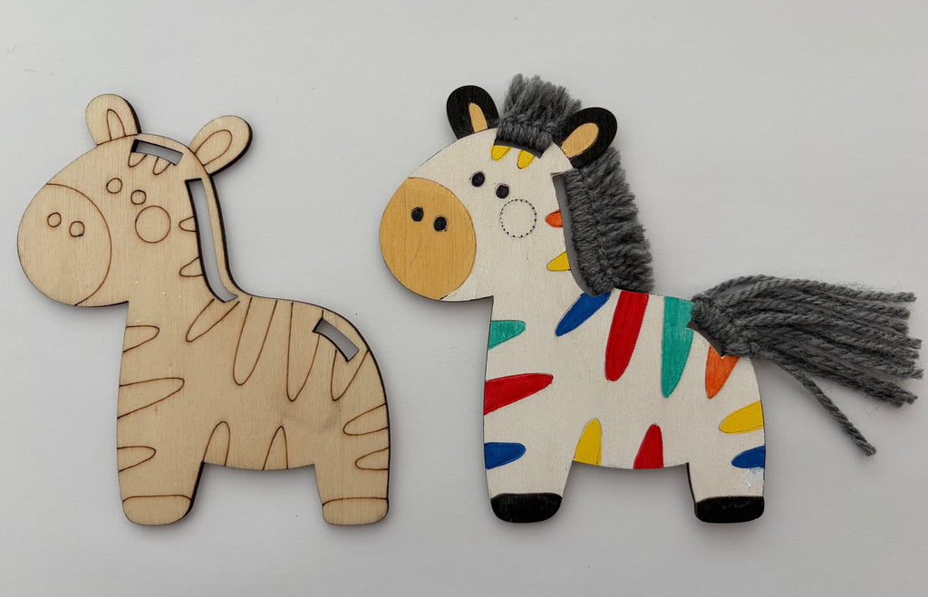 Wooden Zebra Kit