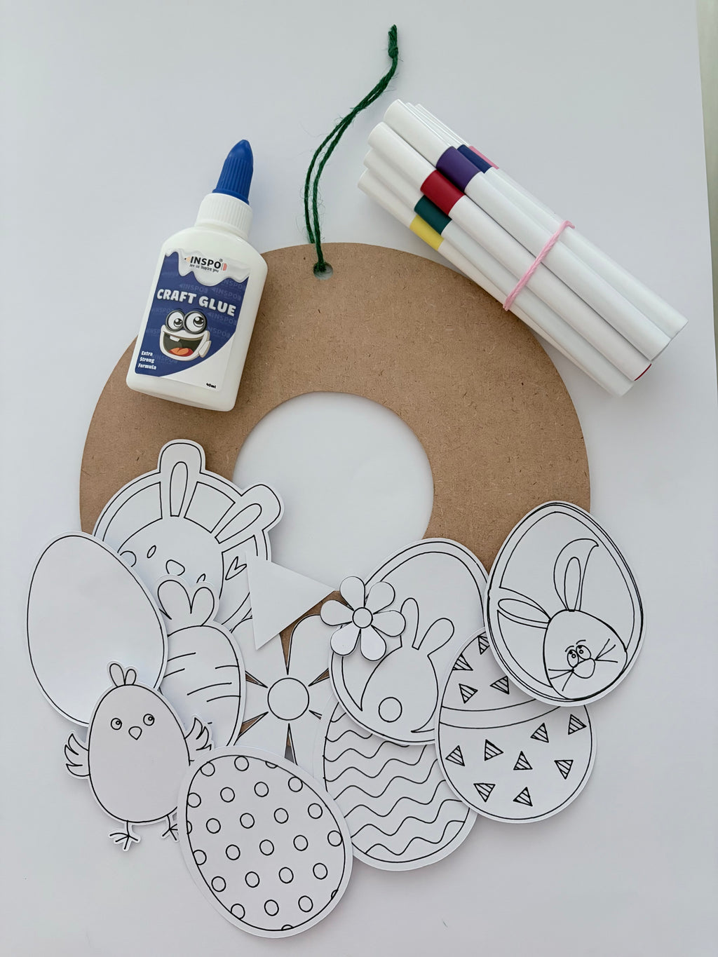 Easter Wreath & Bunny Combo