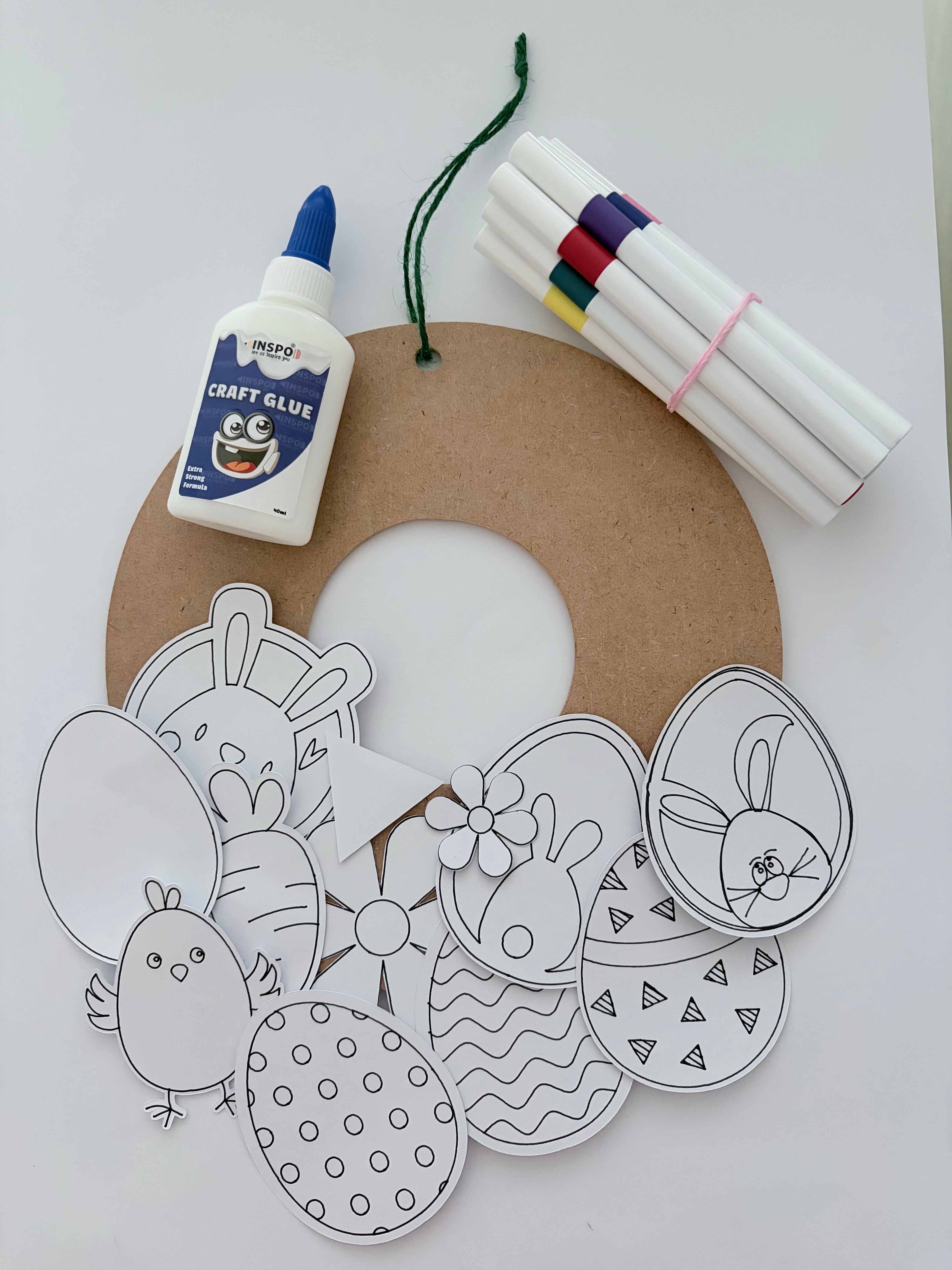 Easter Wreath & Bunny Combo