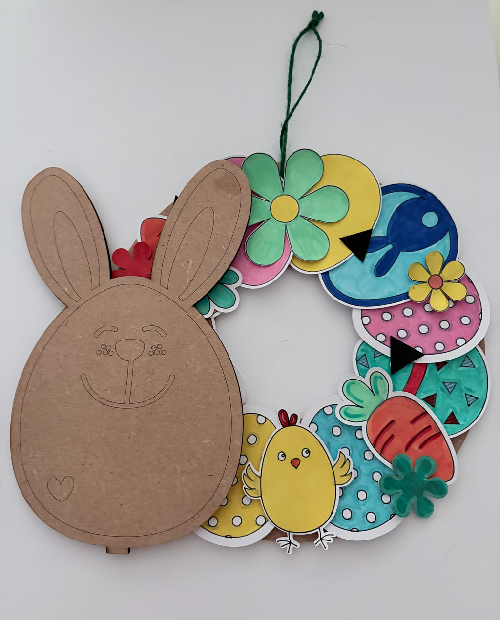 Easter Wreath & Bunny Combo
