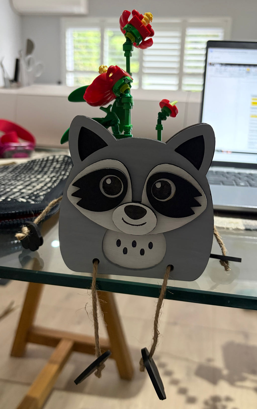 Raccoon Planter