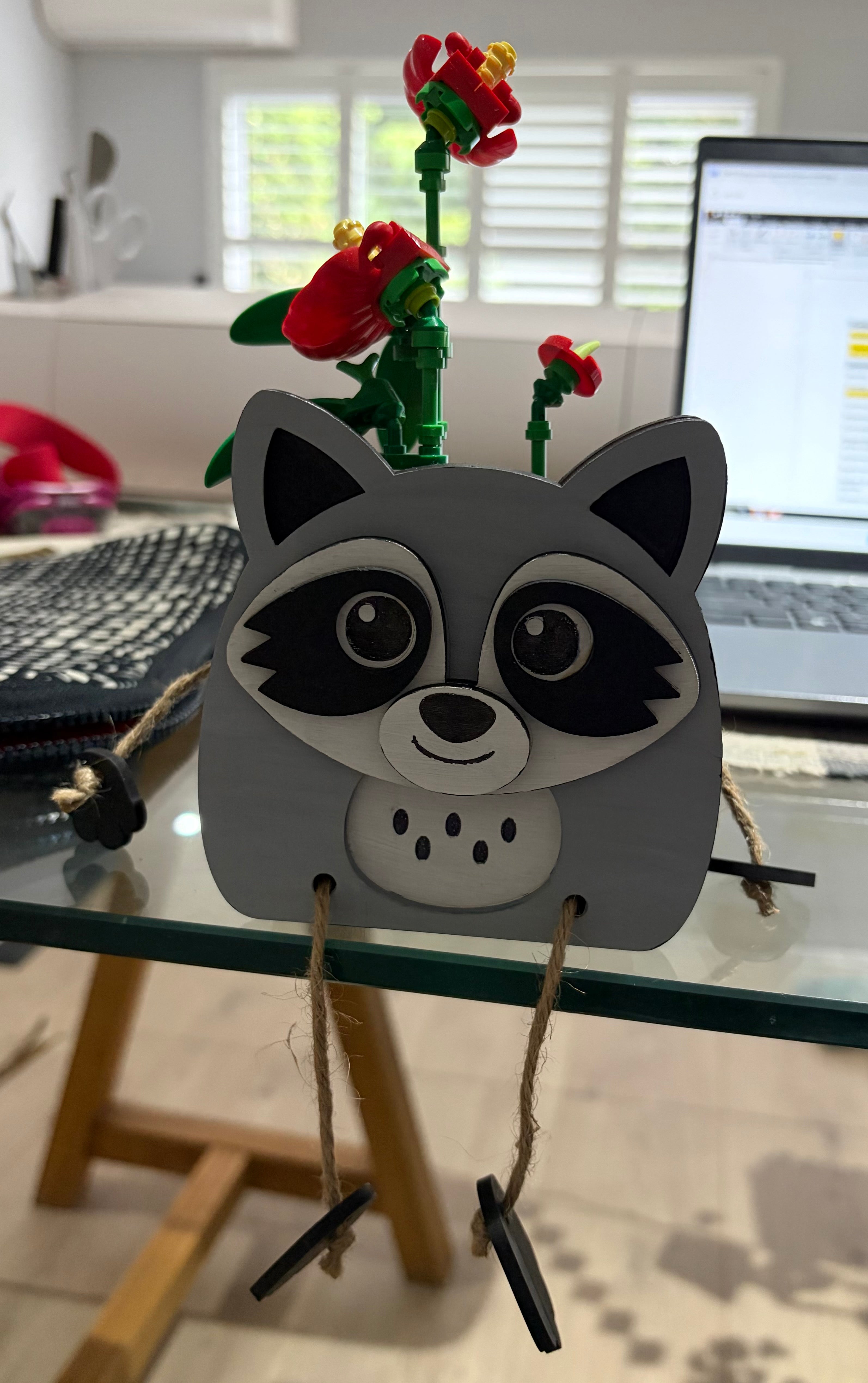 Raccoon Planter