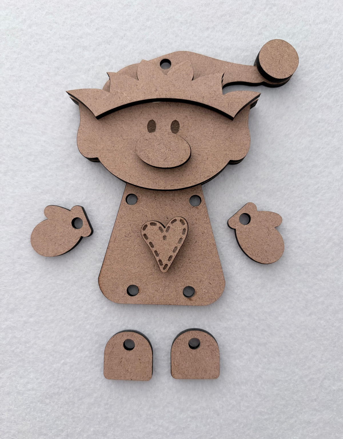 DIY Christmas Ornaments Set 2: Reindeer & Christmas Elf