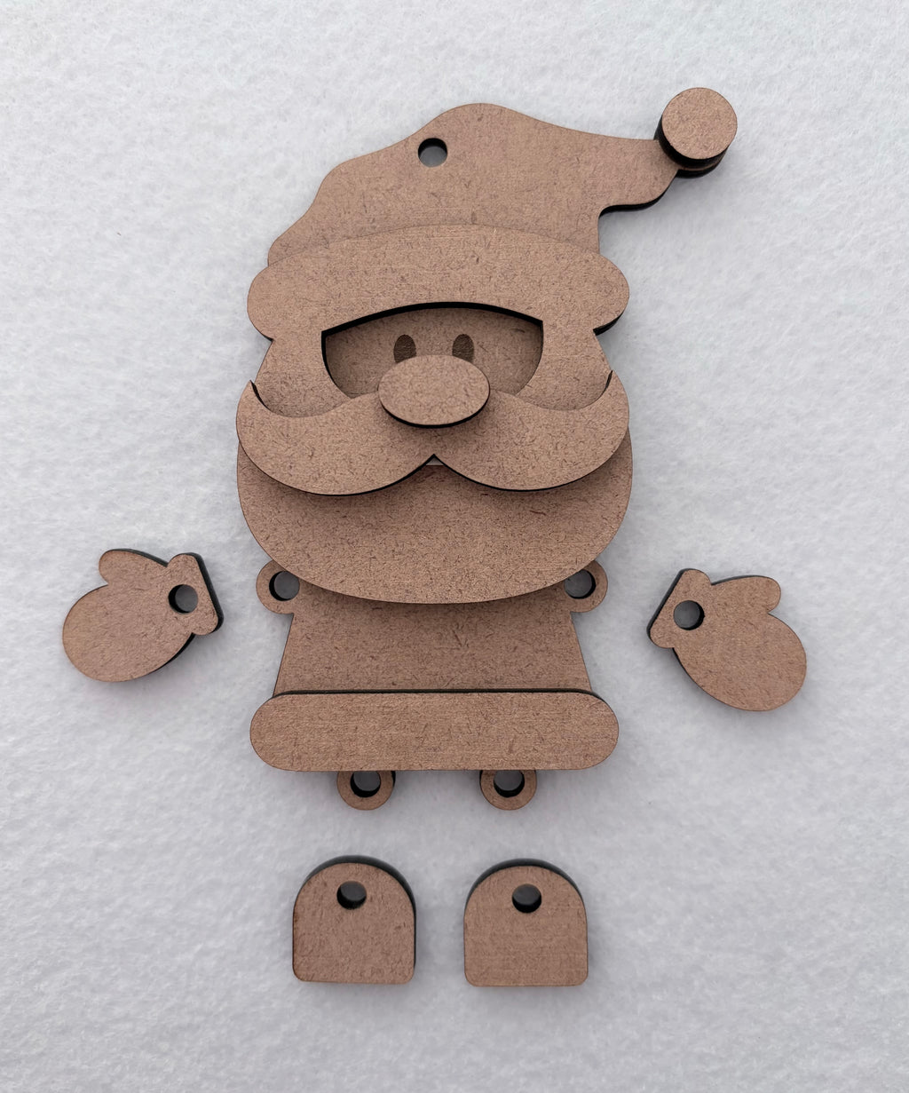 DIY Christmas Ornaments Set 1: Santa & Mrs Claus