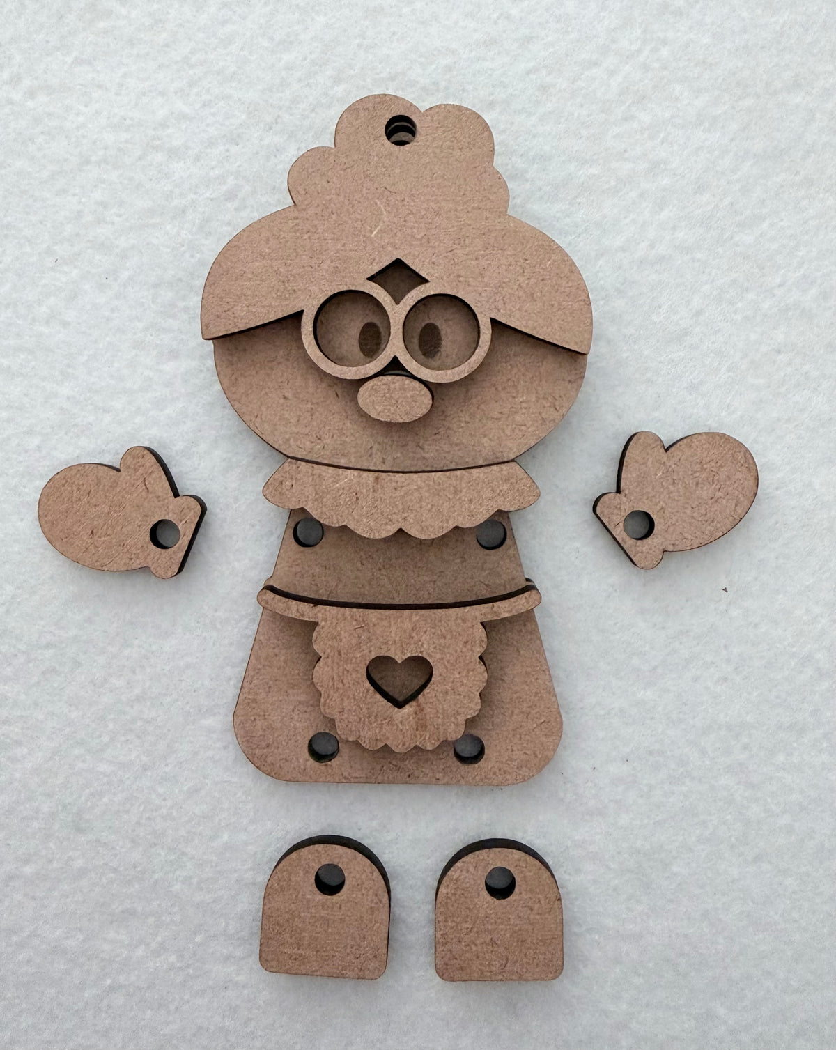 DIY Christmas Ornaments Set 1: Santa & Mrs Claus