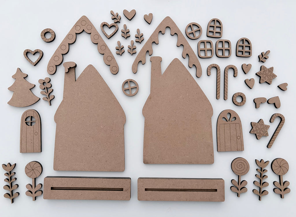 Gingerbread Houses (set of 2)